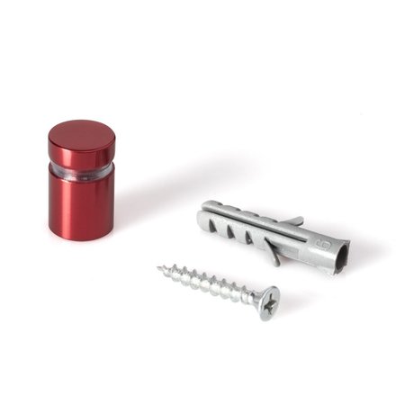 OUTWATER Round Standoffs, 1/2 in Bd L, Aluminum 1/2 in OD 3P1.56.00276